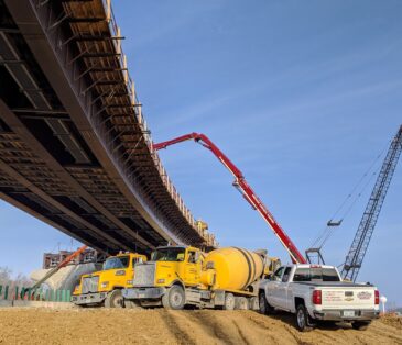 interstate 380 commercial concrete project